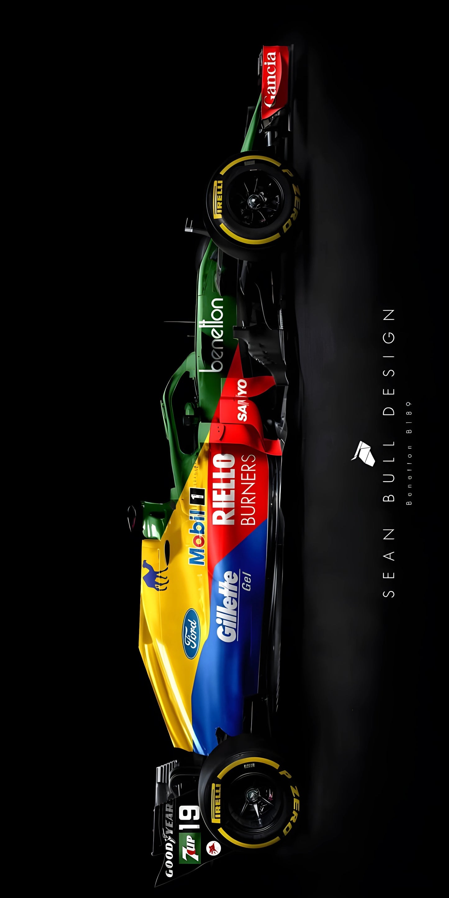 Jordan191 Formula 1 Plate