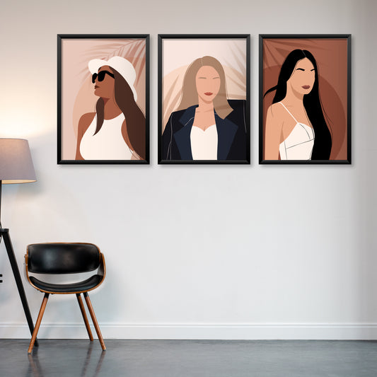 MINIMALIST WOMEN 3 PANEL